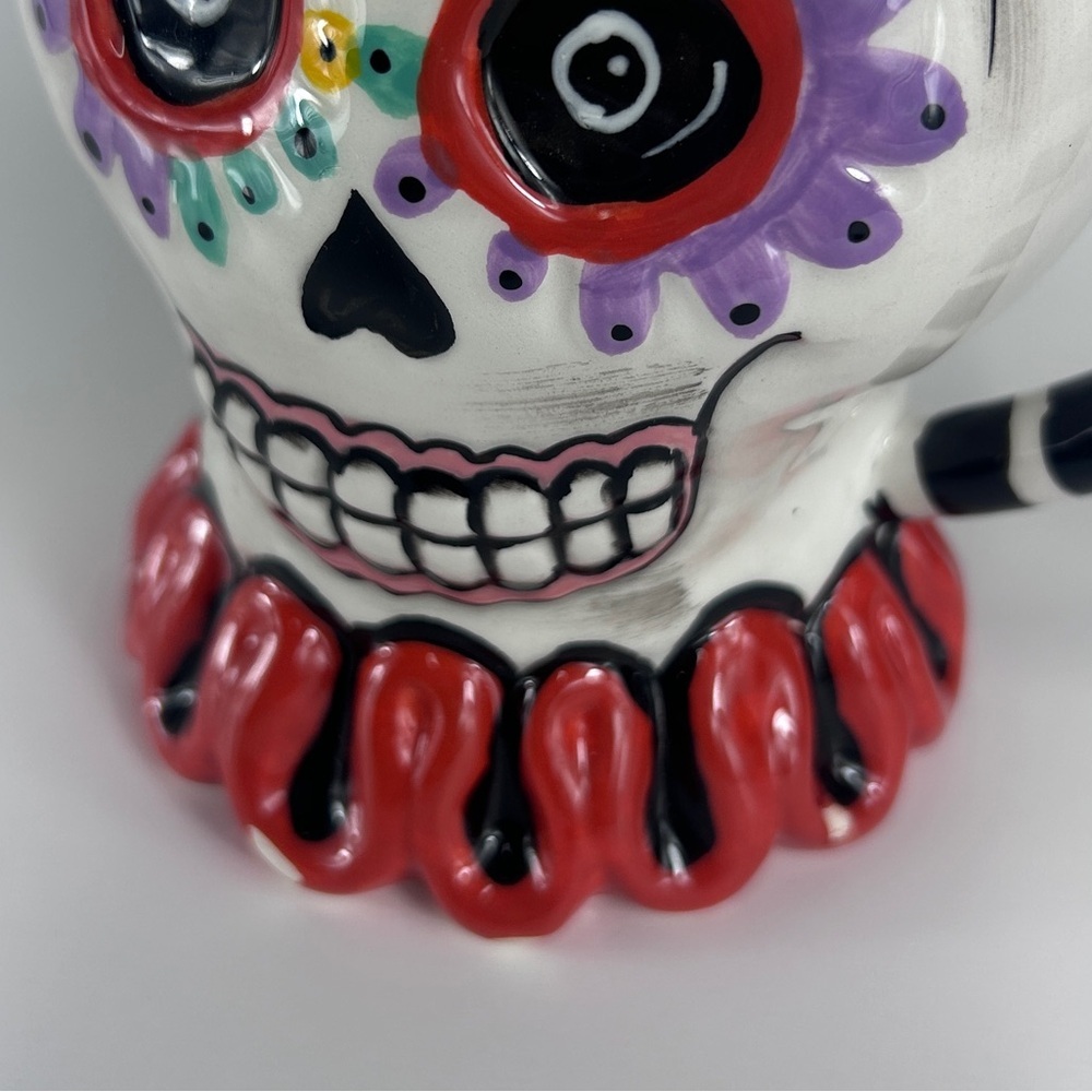 Blue Sky Heather Goldminc 2022 Halloween Mug Three Small chips on bottom front - Picture 5 of 5